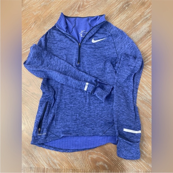 Nike Sweaters - Nike dri fit 3/4 zip thermal pullover women’s size small